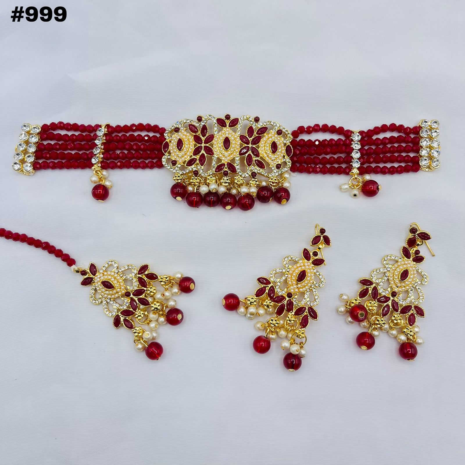 Beaded Choker Set