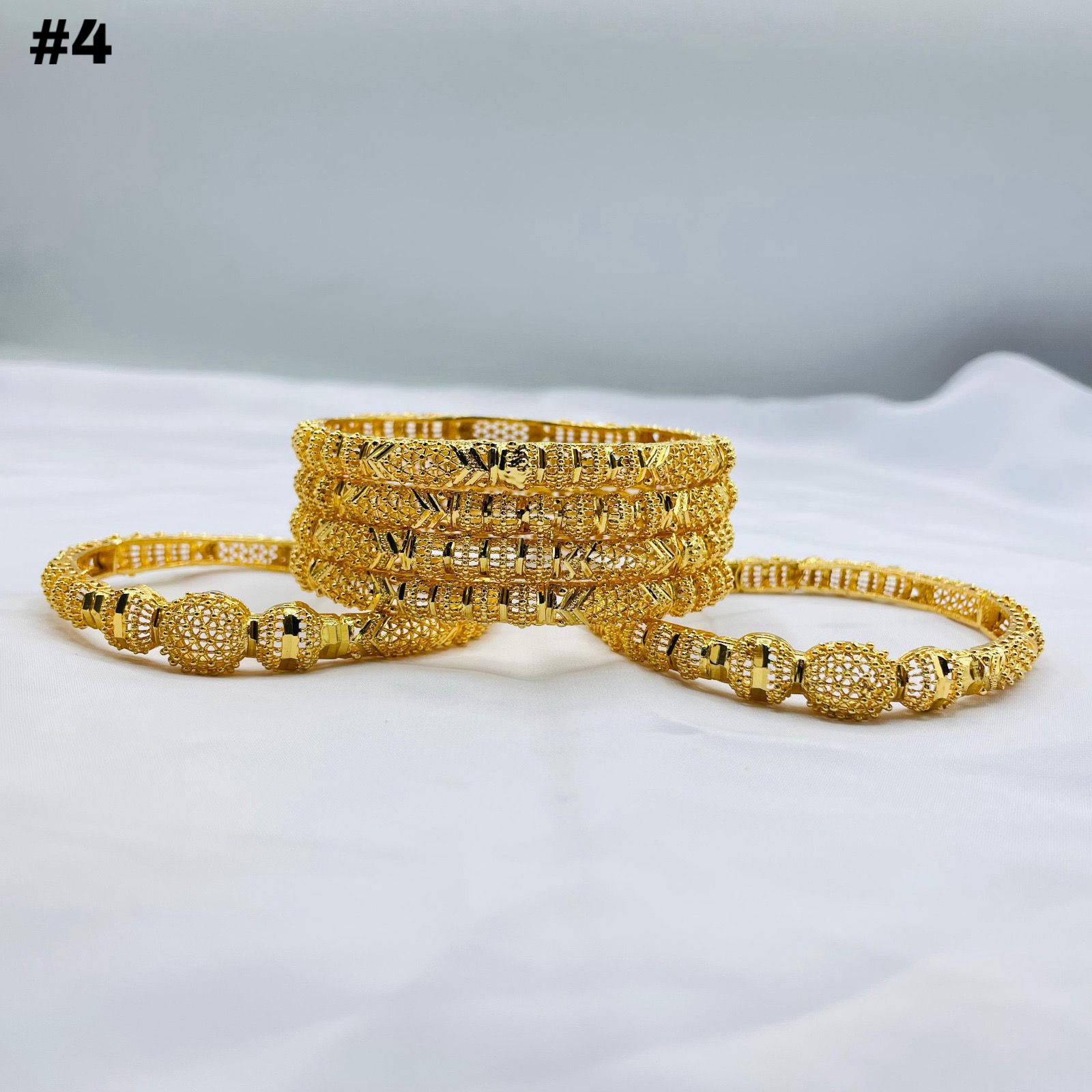 Gold finish designer Kara set